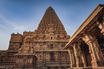 Tanjore Big Temple or Brihadeshwara Temple was built by King Raja Raja Cholan in Thanjavur, Tamil Nadu. It is the very oldest & tallest temple in India. This temple listed in UNESCO's Heritage Sites