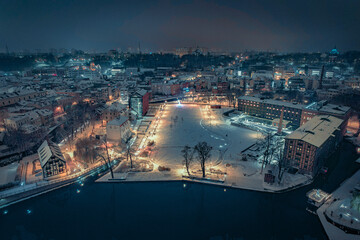 Fototapeta premium view of the port country