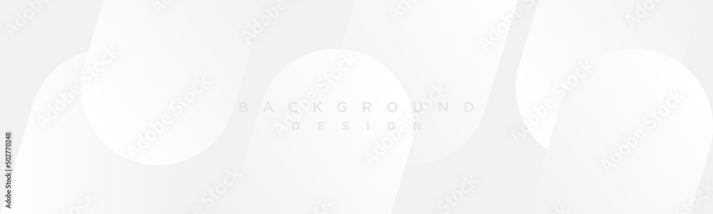 Poster gradient minimal white light horizontal on silver background abstract light rays stripes lines techn
