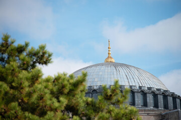 Obraz premium Famous Hagia Sophia during the day, Istanbul, Turkey