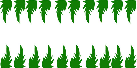 leaves border background