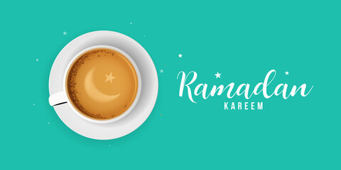 Ramadan Kareem Mubarak Islamic greeting card in Arabic calligraphy vector. Ramadan Kareem vector typography. Ramadan holiday vector illustration. Ramadan calligraphy in Islamic art.	