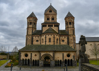 Fototapeta na wymiar The Benedictine monastery of Maria Laach
