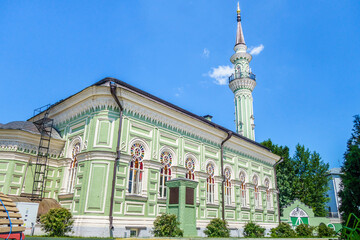 Azimov mosque in Kazan, Russia. It was built in form of eclecticism of national romantic direction in 1887-1890 on site of ancient wooden mosque that existed since 1804
