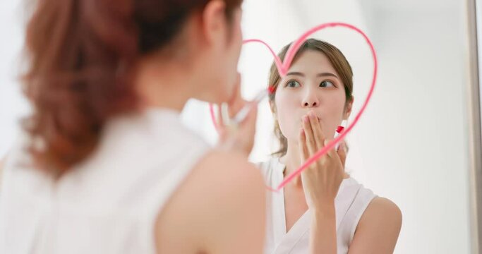 woman self love concept