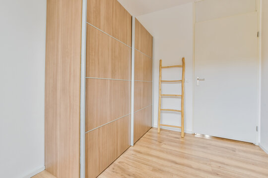 Room with ladder and closet