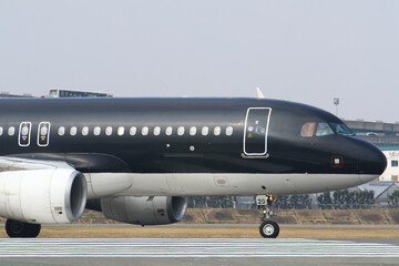 Obraz premium airplane in the airport
