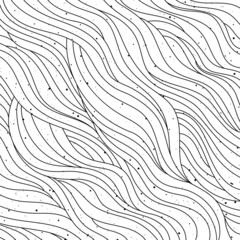 Wavy black and white pattern
