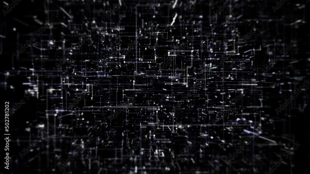Poster abstract digital data technology background loop/ 4k animation of an abstract high technology wallpa