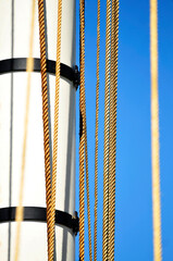 Rochefort Hermione cordage cordes bouts mât