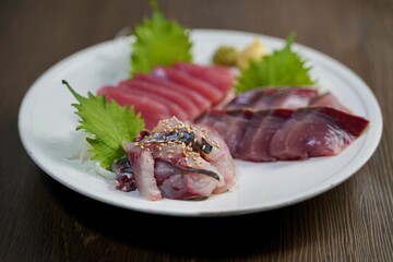刺身の盛り合わせ