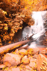 Siribhum waterfall in Doi Inthanon National park Chiangmai Thailand