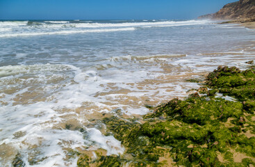 Beautiful beach in Sao Martinho do Porto