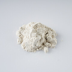 colored food confectionery dye kandurin on a white background