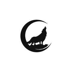  wolf logo vector stock illustration