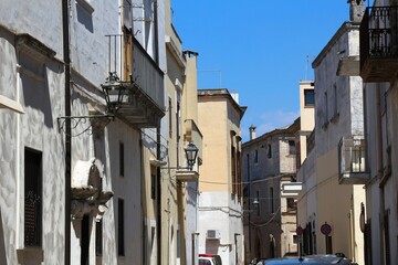 Fototapeta na wymiar Italian street in Nardo