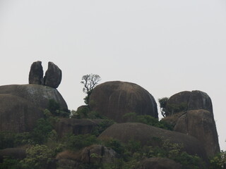 landscape with rocks