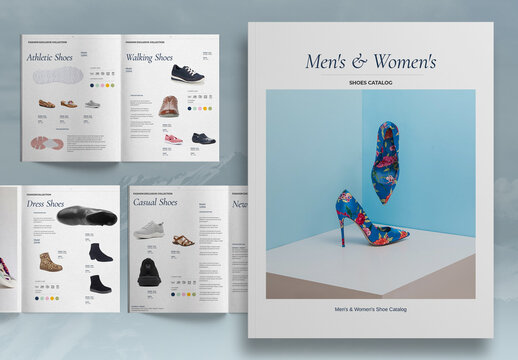 Shoe Store Catalog Layout