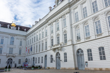 Fototapeta na wymiar VIENNA, AUSTRIA, 19 FEBRUARY 2022: Austrian parliament