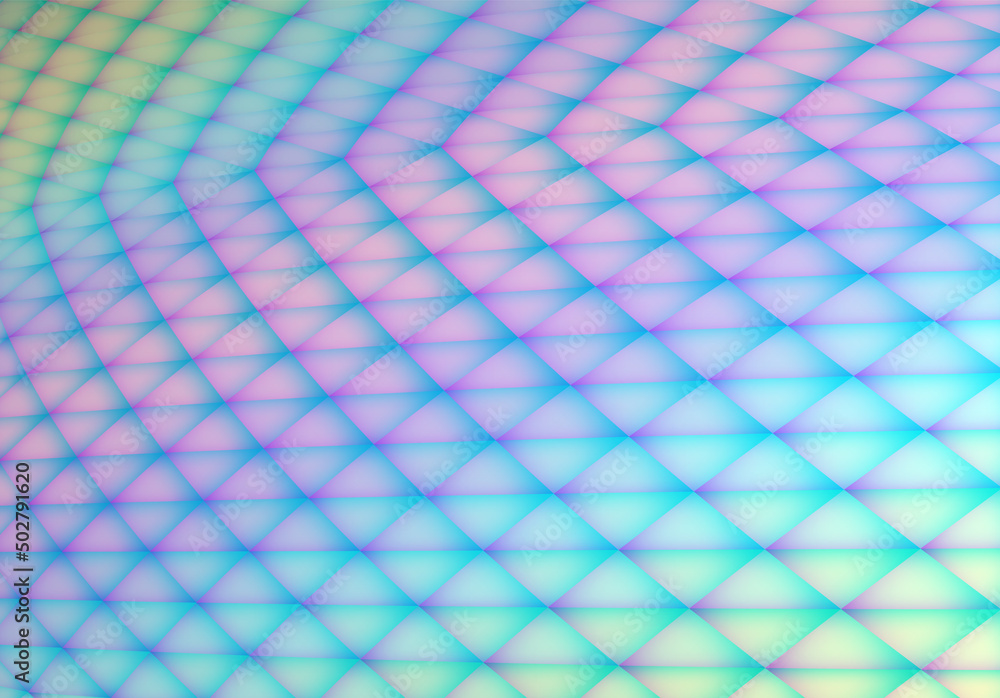 Poster stylish hologram background in 90s vaporwave style with abstract