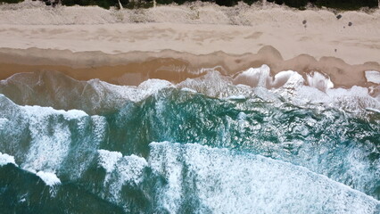 drone ocean waves