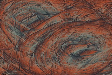 Colorful striped pattern. Wavy stylish abstract background.