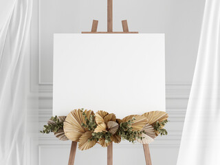Easel Sign Mockup, Wedding Sign Mockup, Welcome Sign Mockup, Easel Mockup, Sign Mockup, Seating Chart Mockup, Baby Shower Mockup, 3d render