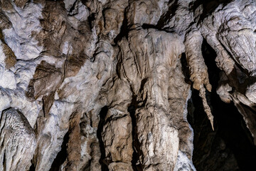 Limestone Stopic cave near Sirogojno on Zlatibor mountain in Serbia