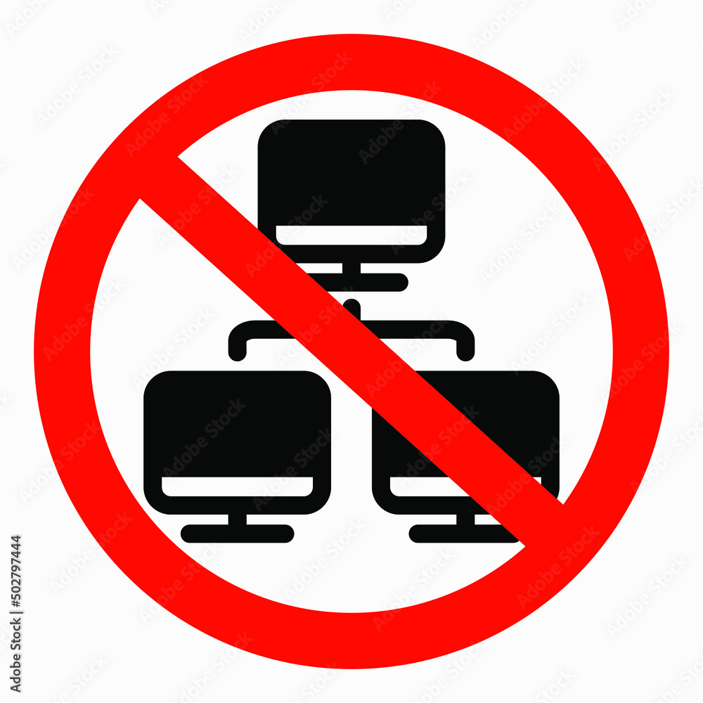 Poster no network. there is no connection with the computer. there is no connection to the server. the netw