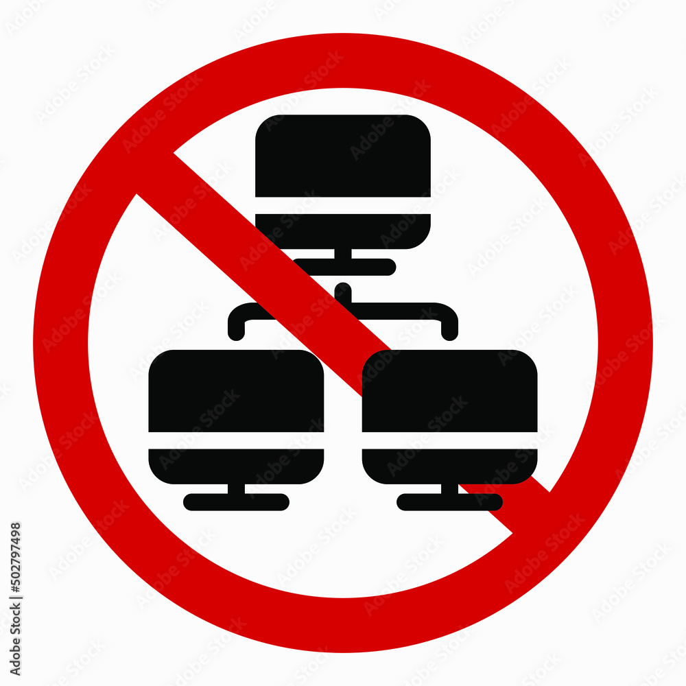 Poster no network. there is no connection with the computer. there is no connection to the server. the netw