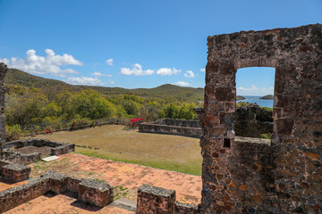 Dubuc Castle in Caravelle Peninsula - Trinite, Martinique, French Antilles