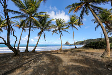 Charpentier beach in Sainte-Marie, Martinique, French Antilles