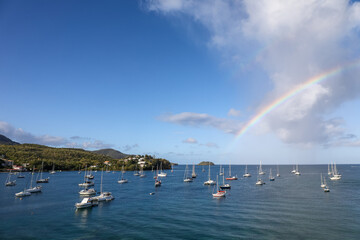 Rainbow in Anse Mitan, Les Trois-Ilets, Martinique, FWI