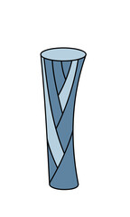 Vector  goblet. Vintage style. Coloring book.Hand drawn.