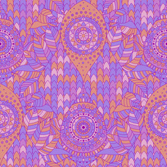 Tribal vintage ethnic seamless pattern