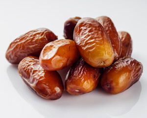 juicy royal dates on a white acrylic background