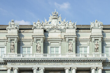 Fototapeta na wymiar Palazzo Ducale, historical museum in neoclassical style.Genoa, Italy