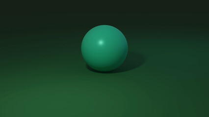 billiard ball on a table background