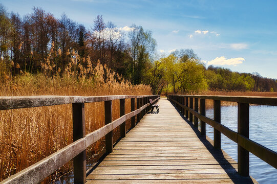 Blankensee - Seelandschaft - Idyllisch -  Fr&uuml;hling - Springtime- Spring -  - Blankensee - Trebbin  - Brandenburg - Deutschland - Teltow - Fl&auml;ming -  High quality photo