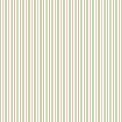 Regent stripe seamless vector pattern background. Symmetrical linear geometric backdrop. Pastel pink teal parallel vertical thin and wider stripes. Elegant repeat regency inspired historical design.