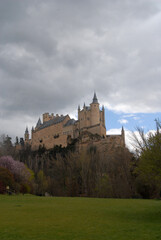 Fototapeta na wymiar El Alcazar de Segovia. España