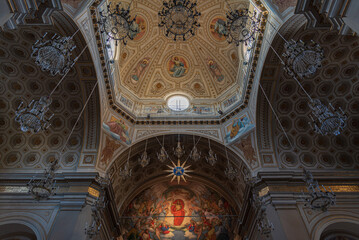 Ripatransone, Ascoli Piceno, Marche. The co-cathedral of SS. Gregorio Magno and Margherita