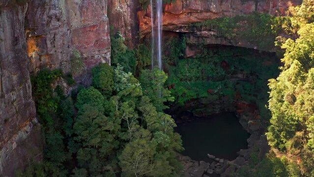 Morton National Park in Australia. Belmore falls in Southern Highlands