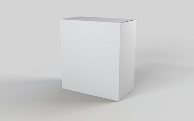 white blank box, mockup
