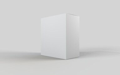 white blank box, mockup