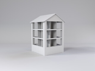 3d render FSU, house display