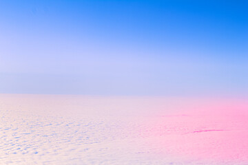 Obraz premium colored morning at sunrise