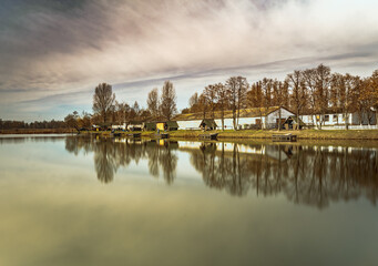 Fototapeta premium lake in the morning