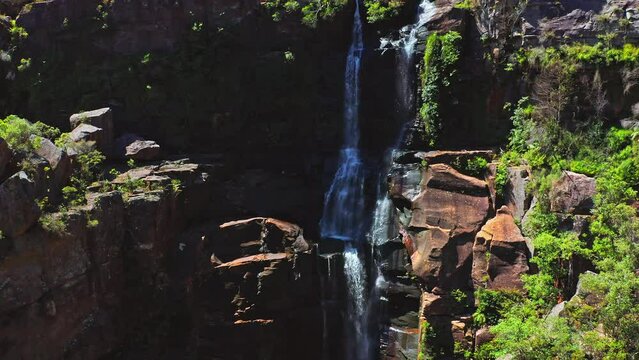 Budderoo national park Australia NSW. Carrington falls on Kangaroo river
