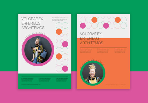 Colourful Poster Design Layout